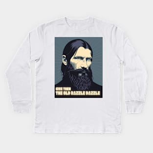 Rasputin Russian History Gift Kids Long Sleeve T-Shirt